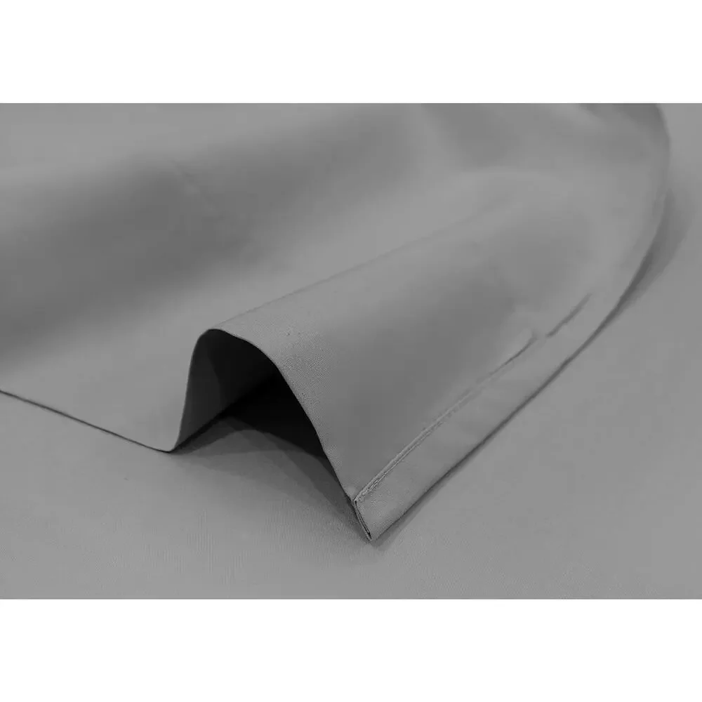 Gulliver Cotton Percale King 4 Piece Cooling Sheet Set‎ Grey - NEW